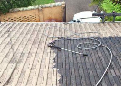 Roof Cleaning Before and After