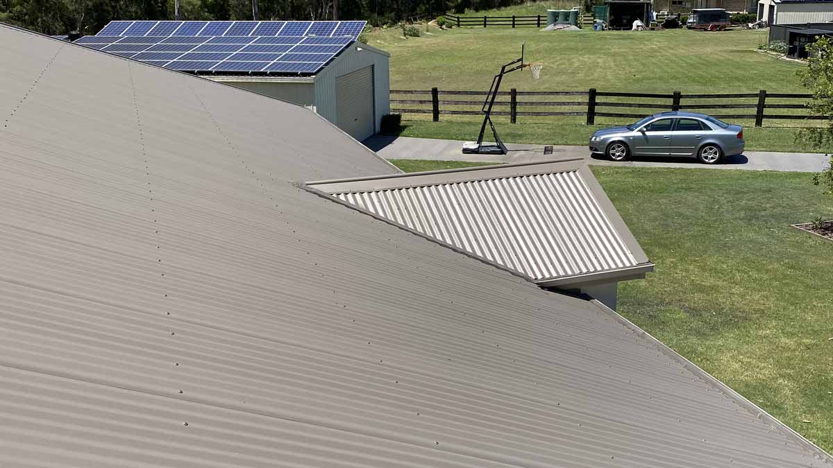 Colorbond Roof Repainting Example