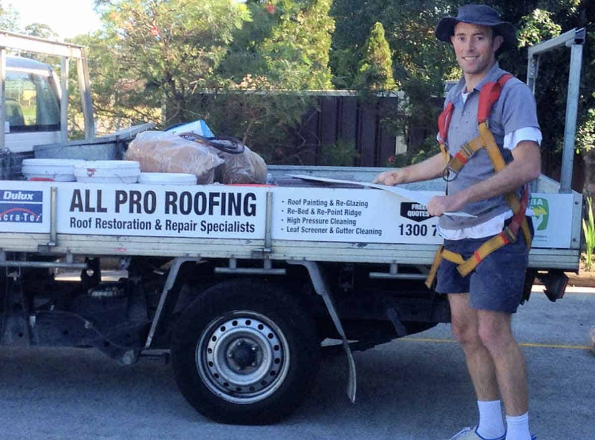 David Millard, owner of All Pro Roofing
